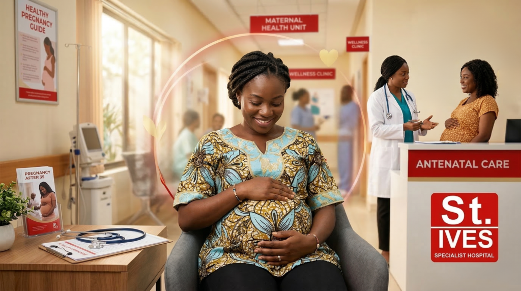 pregnancy after 35 Nigeria featured image healthy baby