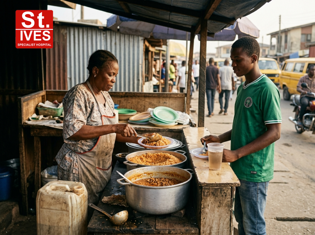 causes of typhoid fever contaminated food and water Nigeria